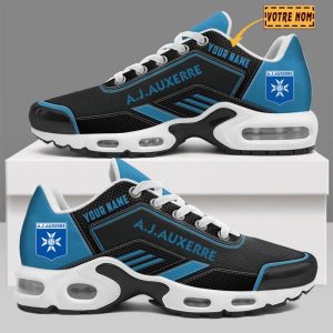 AJ Auxerre – Chaussures Air Max Plus Nouvelle Version avec nom personnalisé