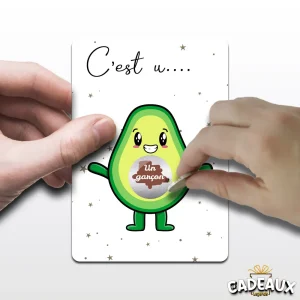 Carte à gratter Avocat – Fille ou Garçon ?