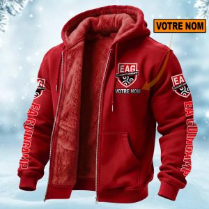 EA Guingamp – Hoodie doublé en polaire Édition Limitée Avec Nom Personnalisé