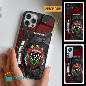 Étui pour téléphone Édition spéciale RC Toulonnais Avec Nom Personnalisé