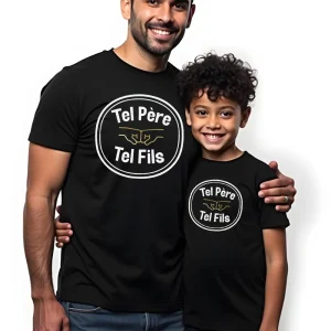T-shirt Tel père Tel fils | Vêtement assorti père fils