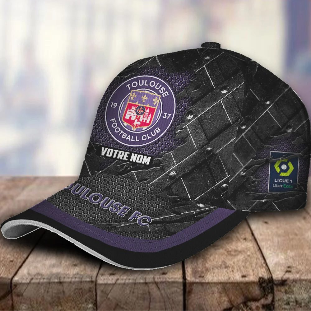 Casquette Toulouse FC Style sportif avec nom personnalisé – Image 3