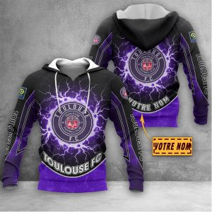 Pull à capuche Toulouse FC Nouvelle édition avec nom personnalisé