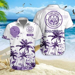 Tenue Hawaïenne Toulouse FC Nouvelle édition avec nom personnalisé
